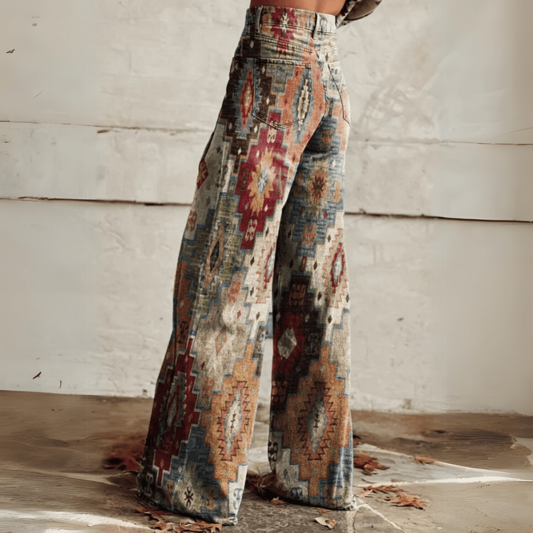 Levoire | Trendig Collection De Vin Boho Pantalon