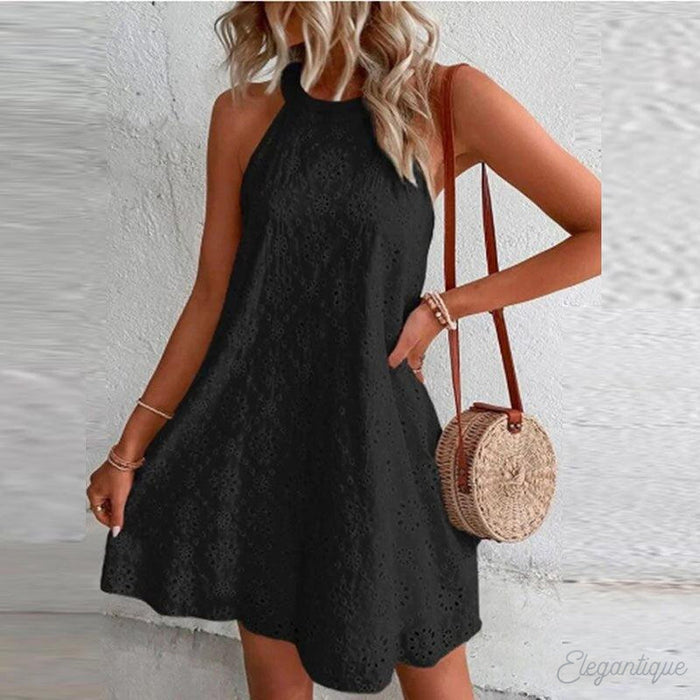 Levoire | Robe En Dentelle Noir