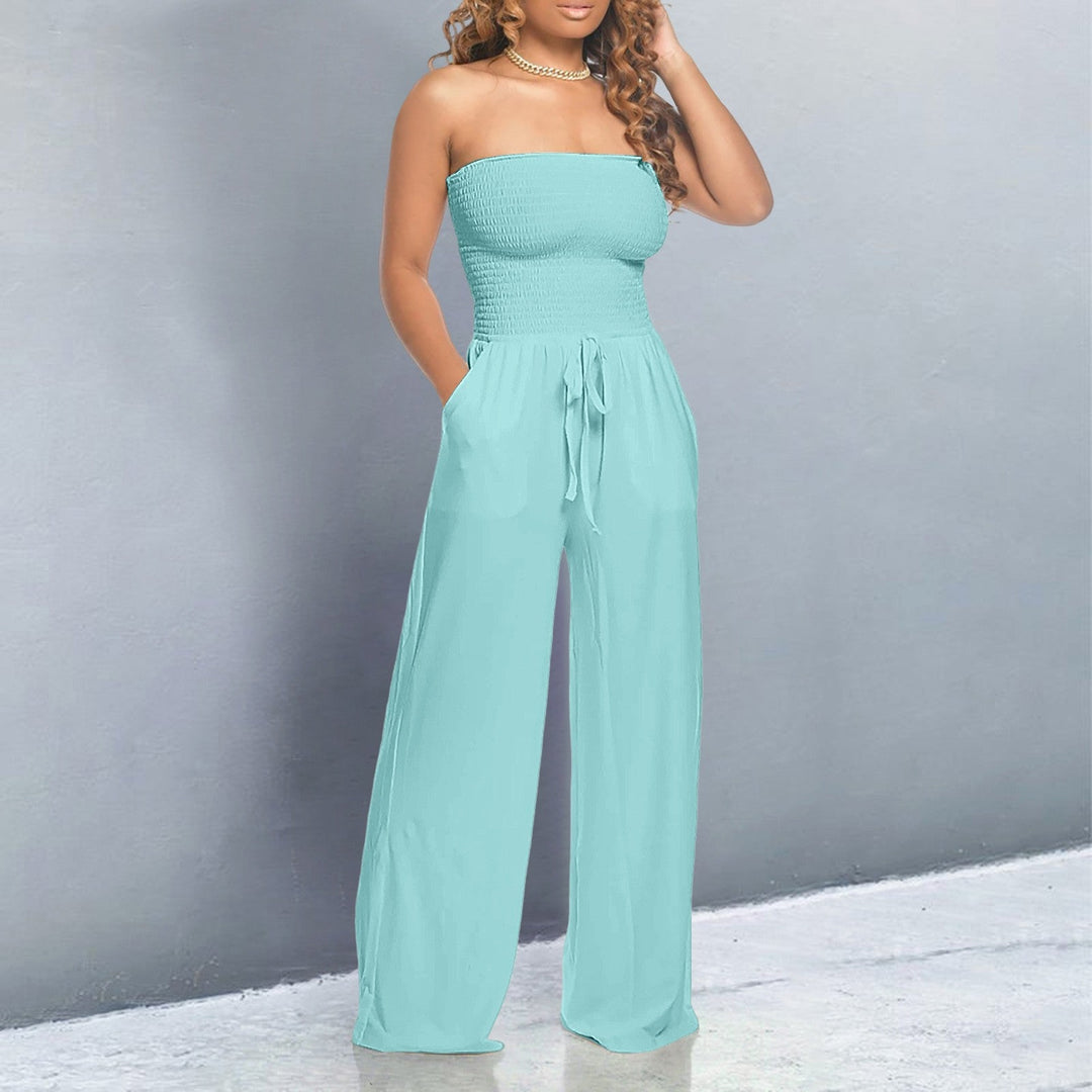 Levoire | Combinaison Tendance Off-Shoulder Avec Coupe Flatteuse Bleu