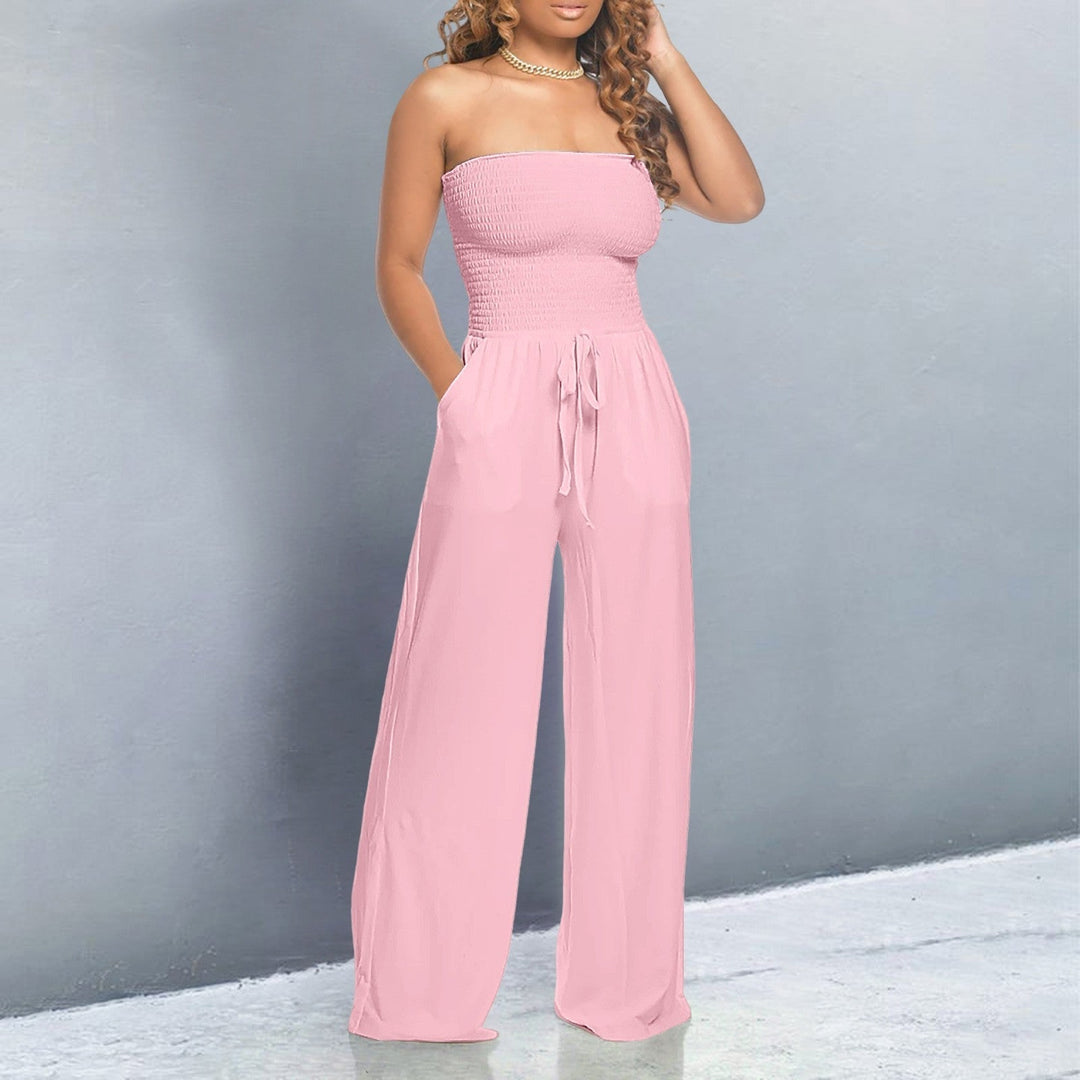 Levoire | Combinaison Tendance Off-Shoulder Avec Coupe Flatteuse Rose