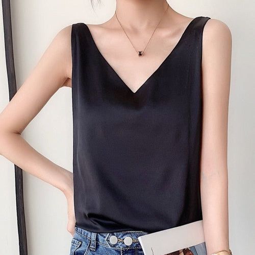 Levoire | Élégante Et Aérienne Blouse Sans Manches Pour Femmes