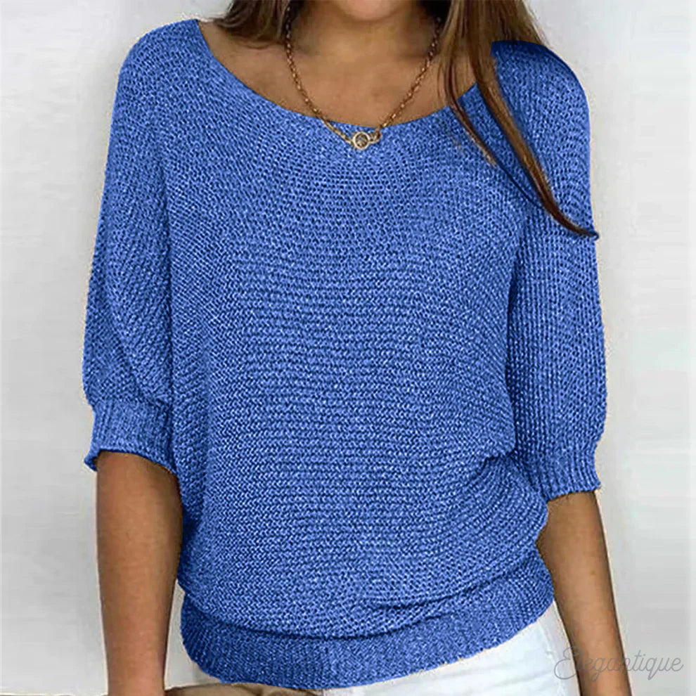 Levoire | Pull Décontracté Chic Bleu
