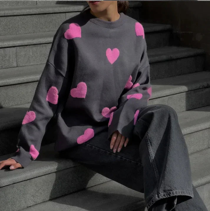 Levoire | Pull en tricot doux Gris foncé