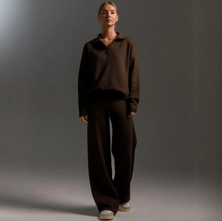 Levoire | Vêtements de sport tricotés pour femmes Braun