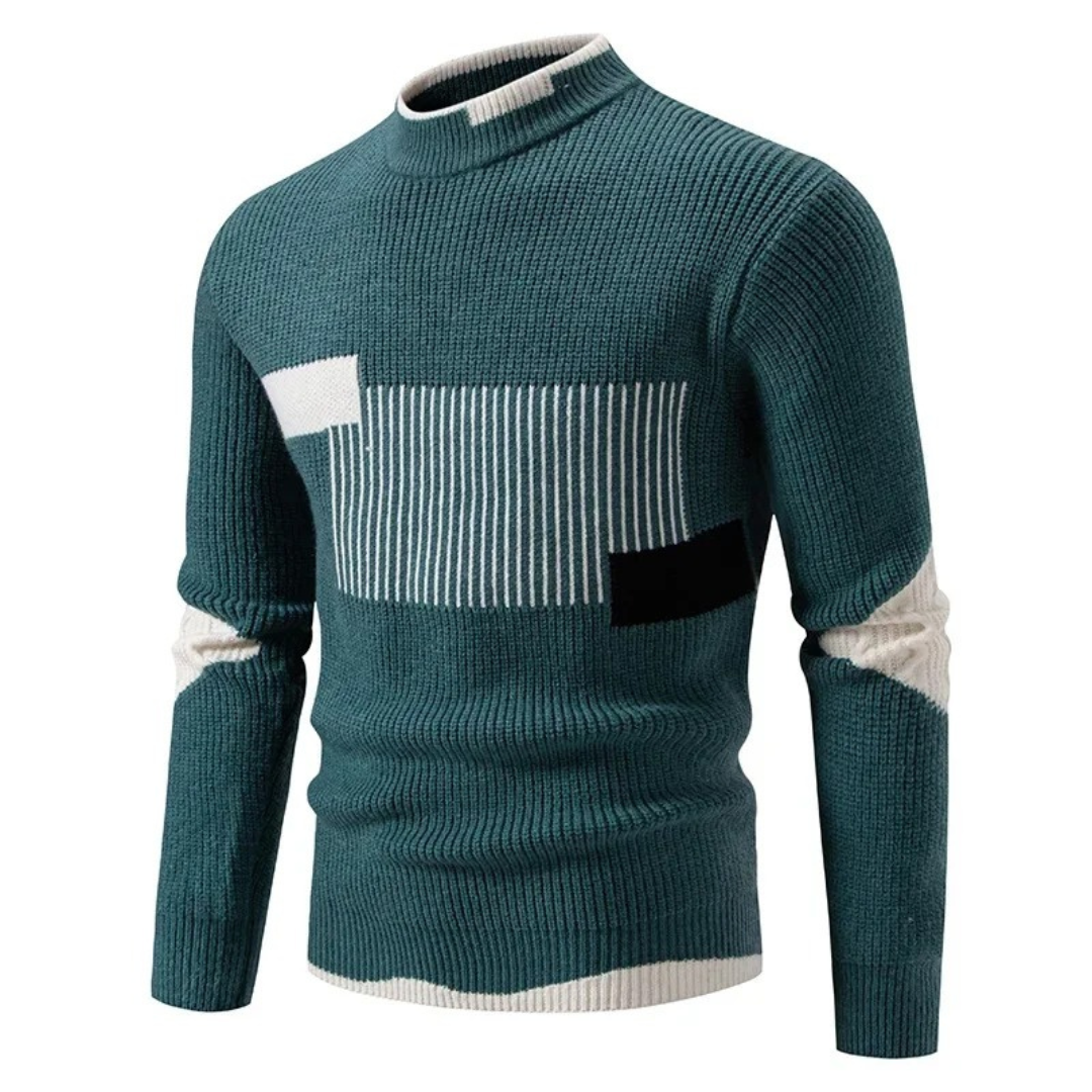 Levoire | Pull en tricot de qualité pour hommes Vert