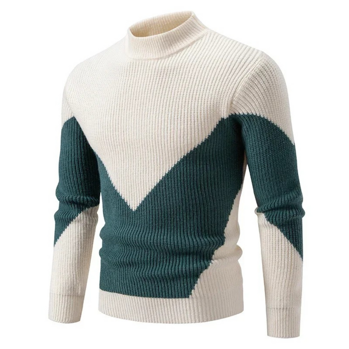 Levoire | Pull en tricot de qualité pour hommes Blanc