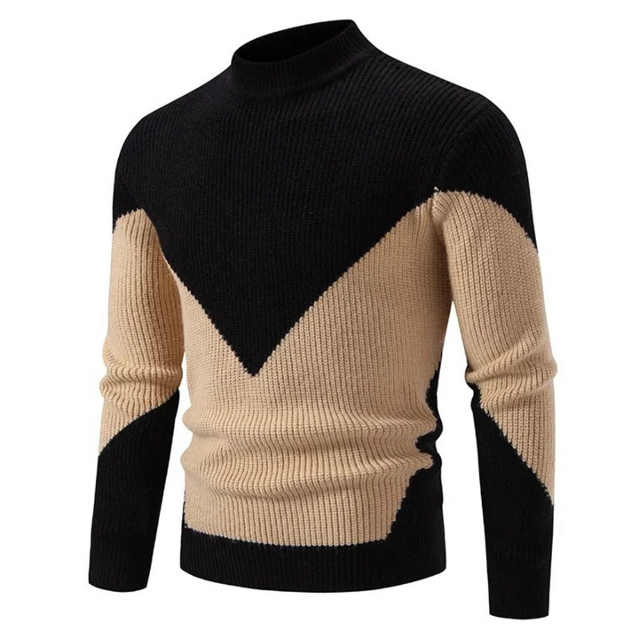 Levoire | Pull en tricot de qualité pour hommes Diamant noir