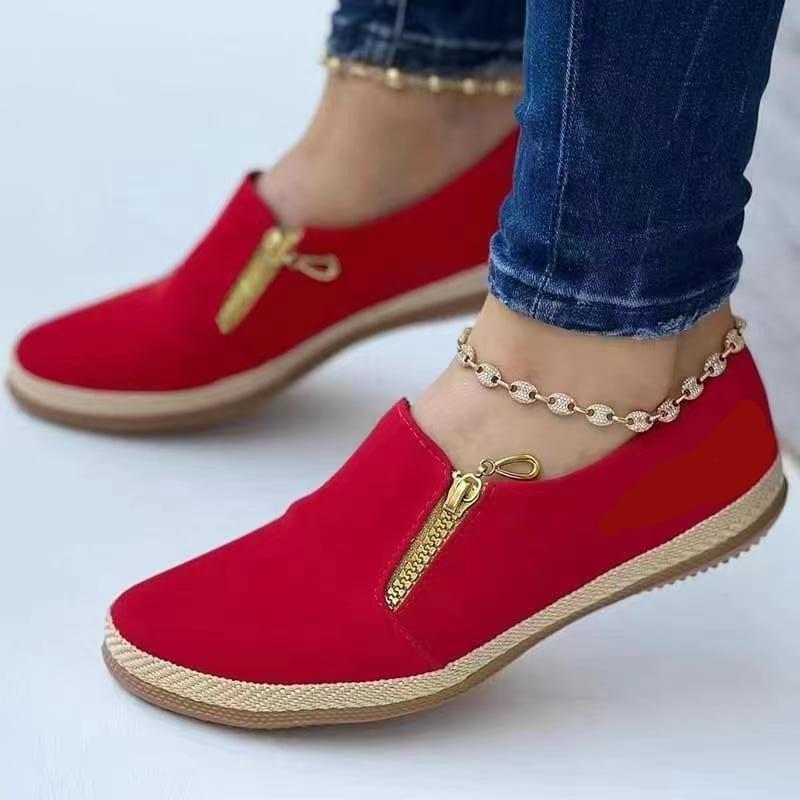 Levoire | Bottes À Fermeture Éclair Rouge