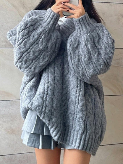 Levoire | Pull Décontracté À Col En V Design Torsadé