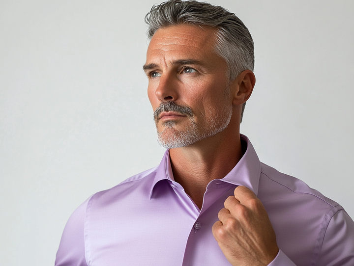 Levoire | Hellpourpres Chemise Extensible Sans Tricot Violet clair