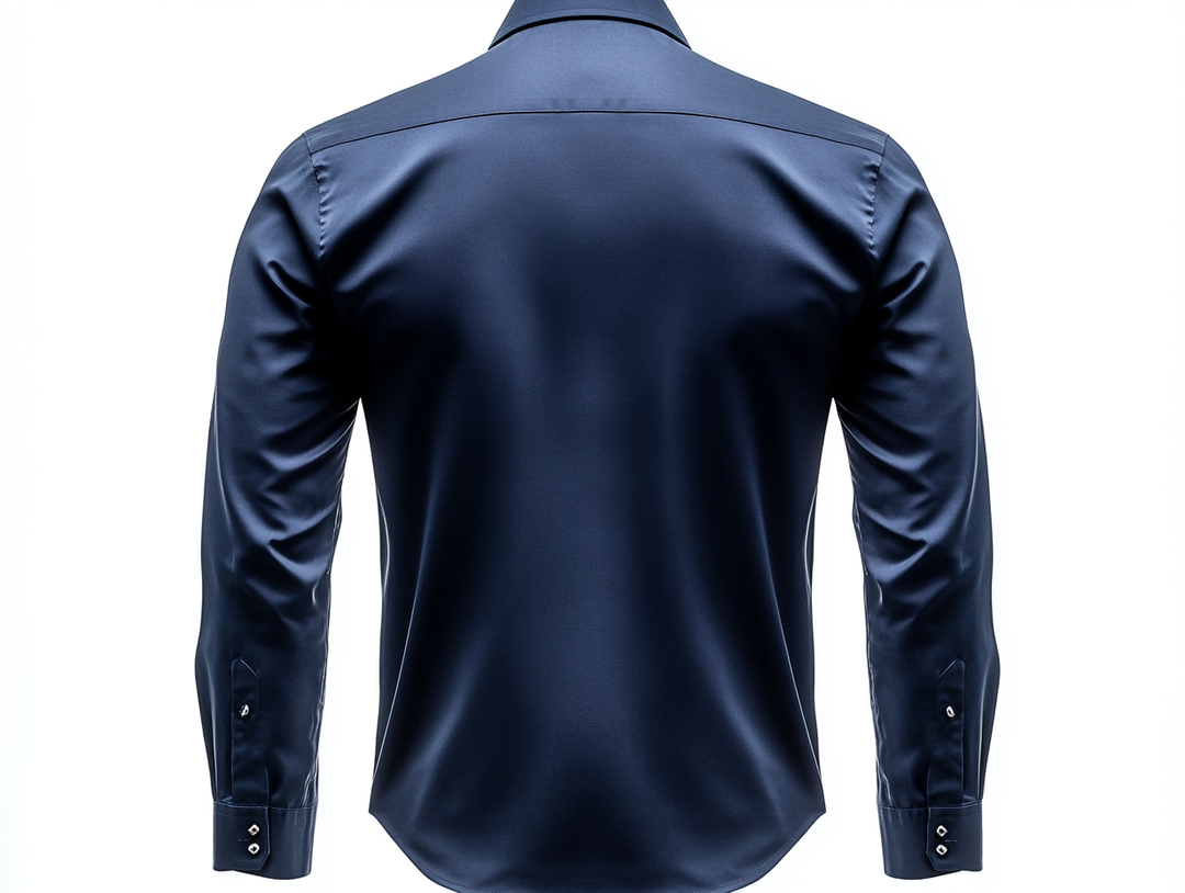 Levoire | Bleu Marine Chemise Extensible Sans Pli