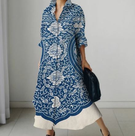 Levoire | T-Shirt Imprimé Pour Femmes Au Beau Design Bleu