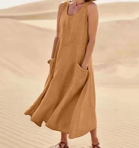 Levoire | Femme Robes longues d'été Marron