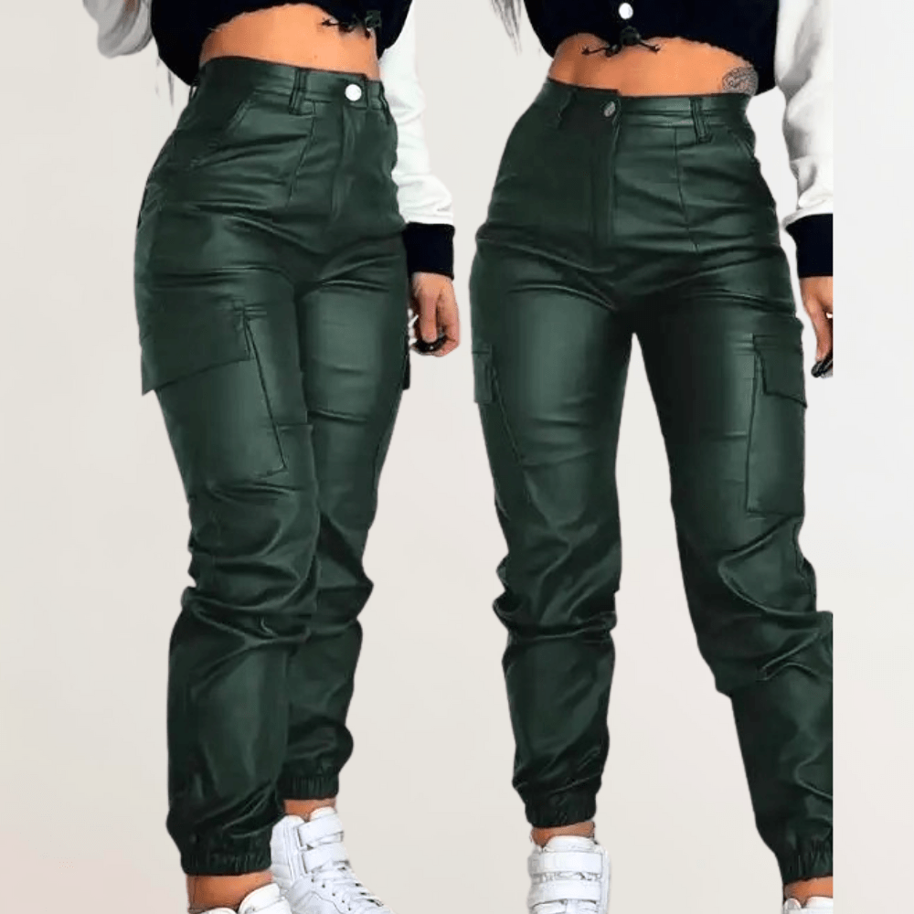 Levoire | Veste Luxe Femme Imperméable Long Manteau Vert