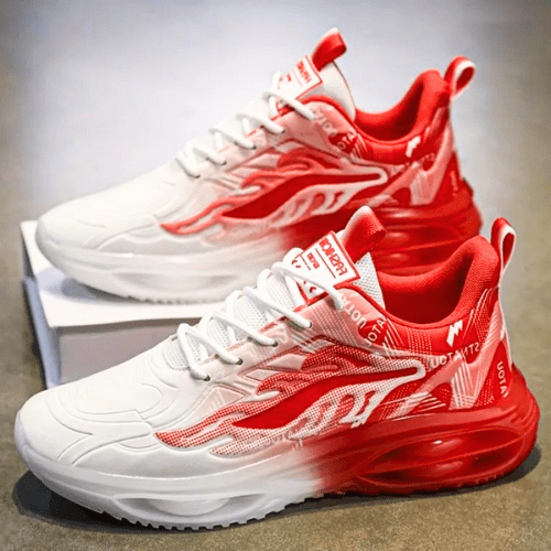 Levoire | Chaussures Hommes Hommes Baskets Confortables & Tendance Rot