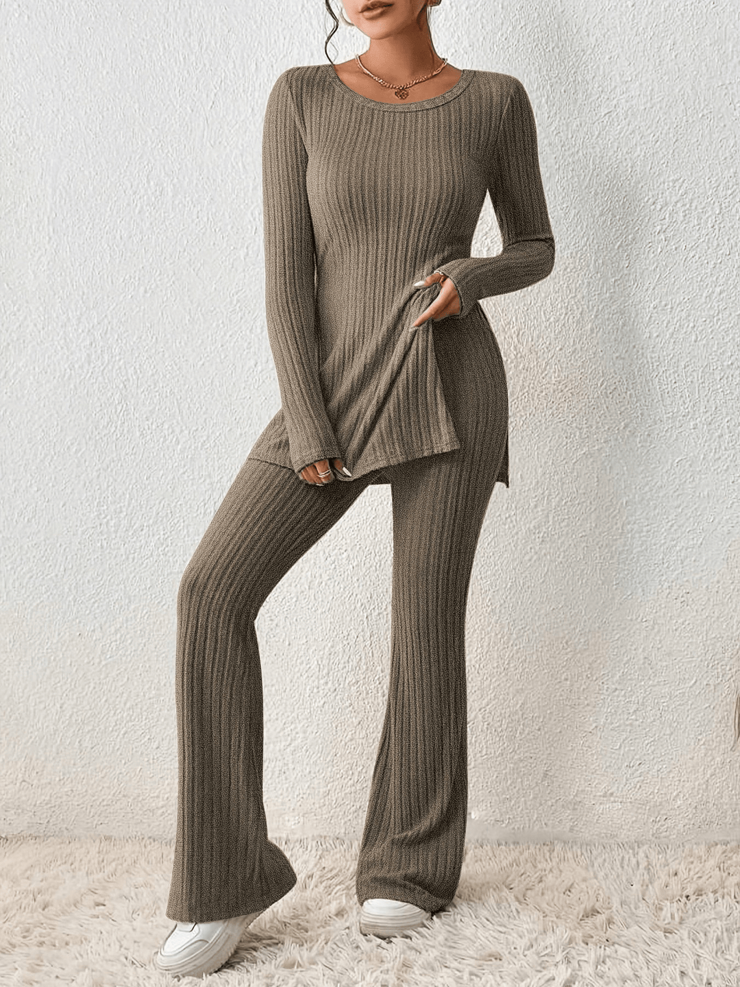Levoire | Ensemble 2 pièces confortable femme Braun