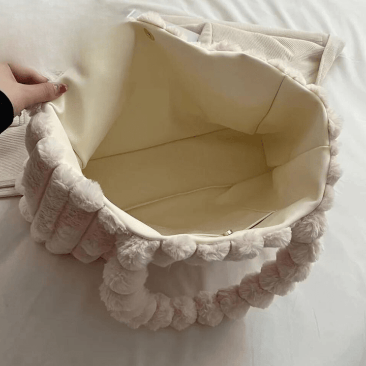 Levoire | Sac en peluche doux femme