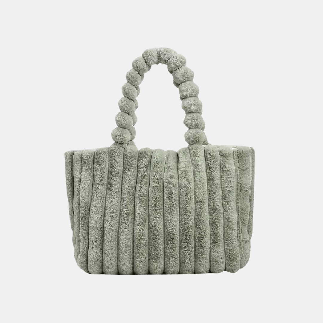 Levoire | Sac en peluche doux femme Vert