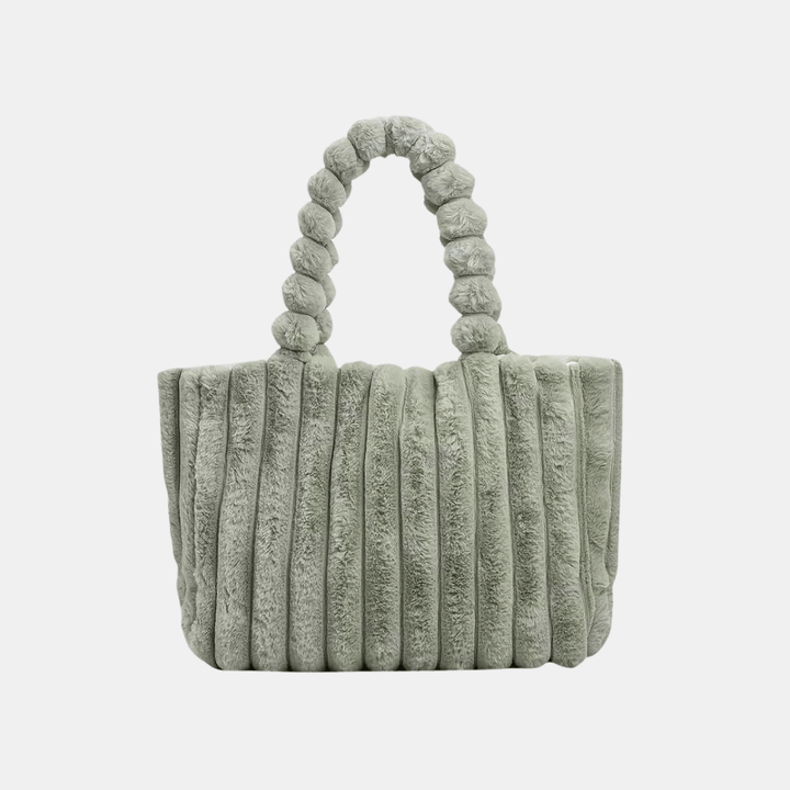 Levoire | Sac en peluche doux femme Vert