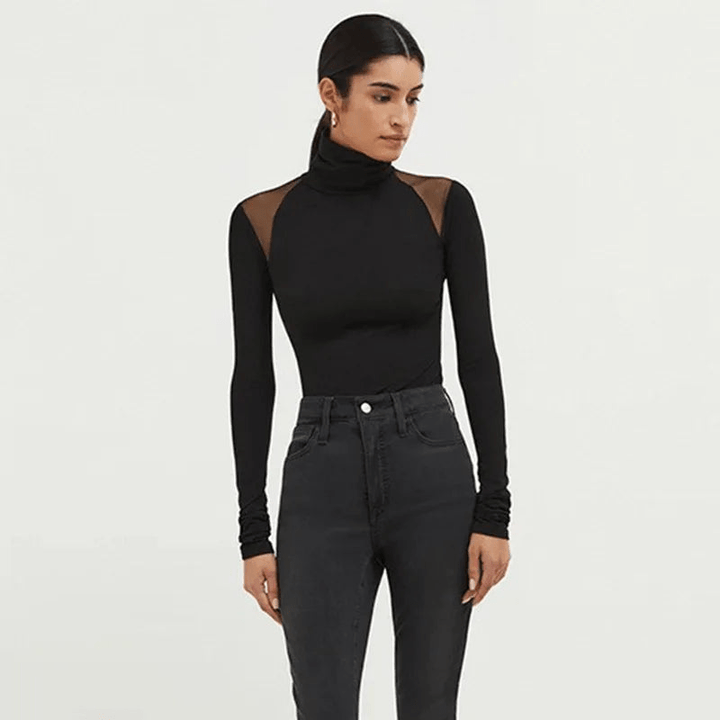 Levoire | Blouse élégante manches longues femme Noir