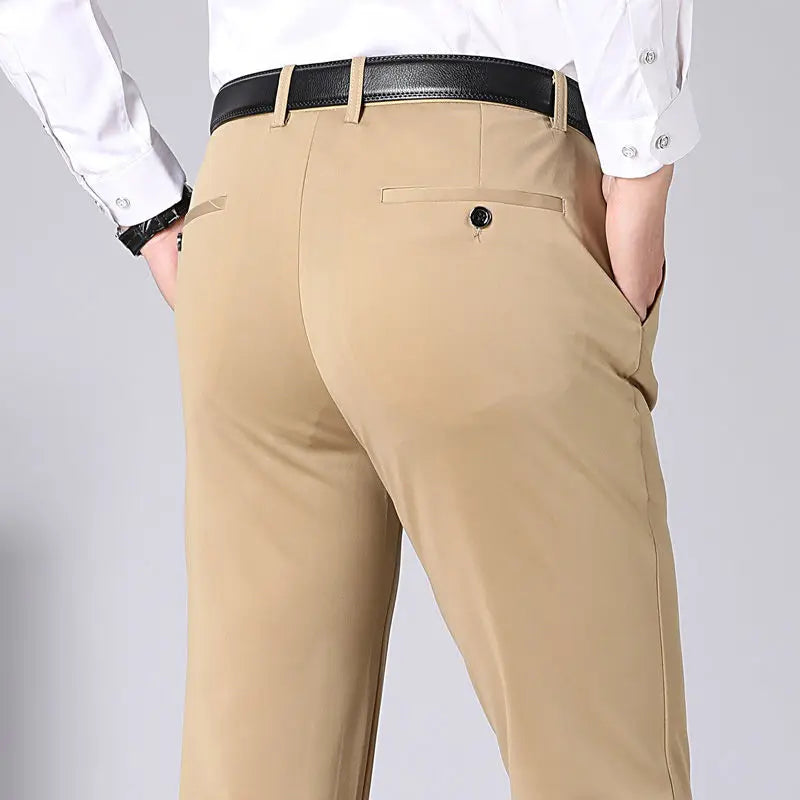Levoire | Stretch Pantalons Hommes Khaki