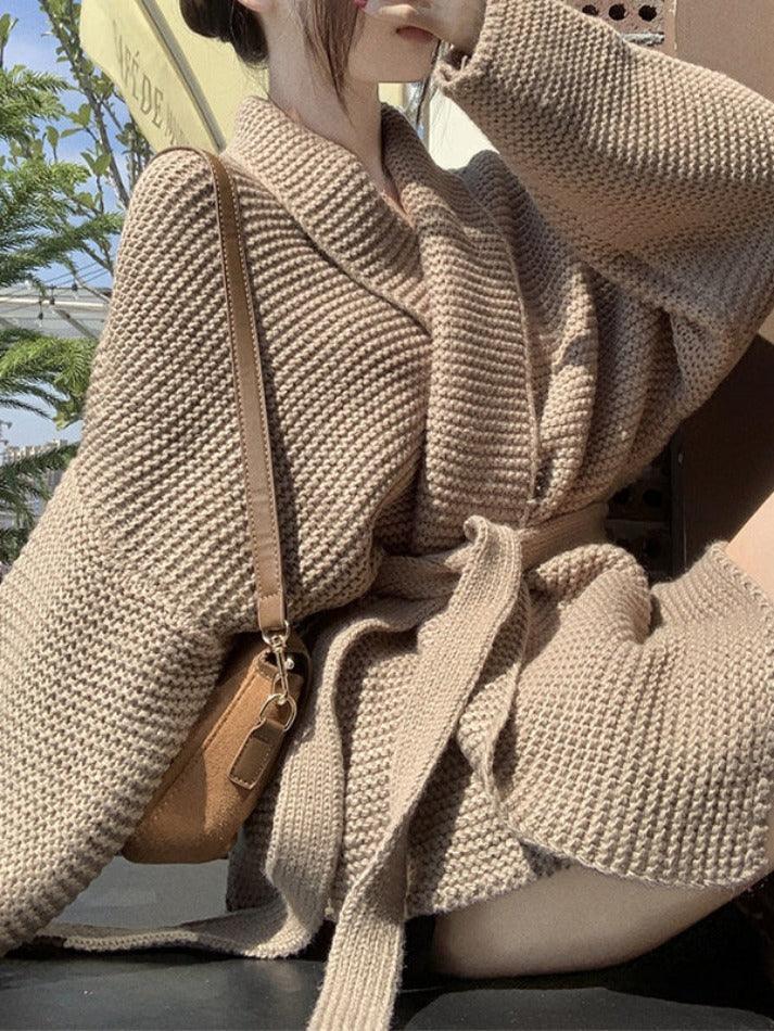 Levoire | Cardigan Décolleté À Lacets
