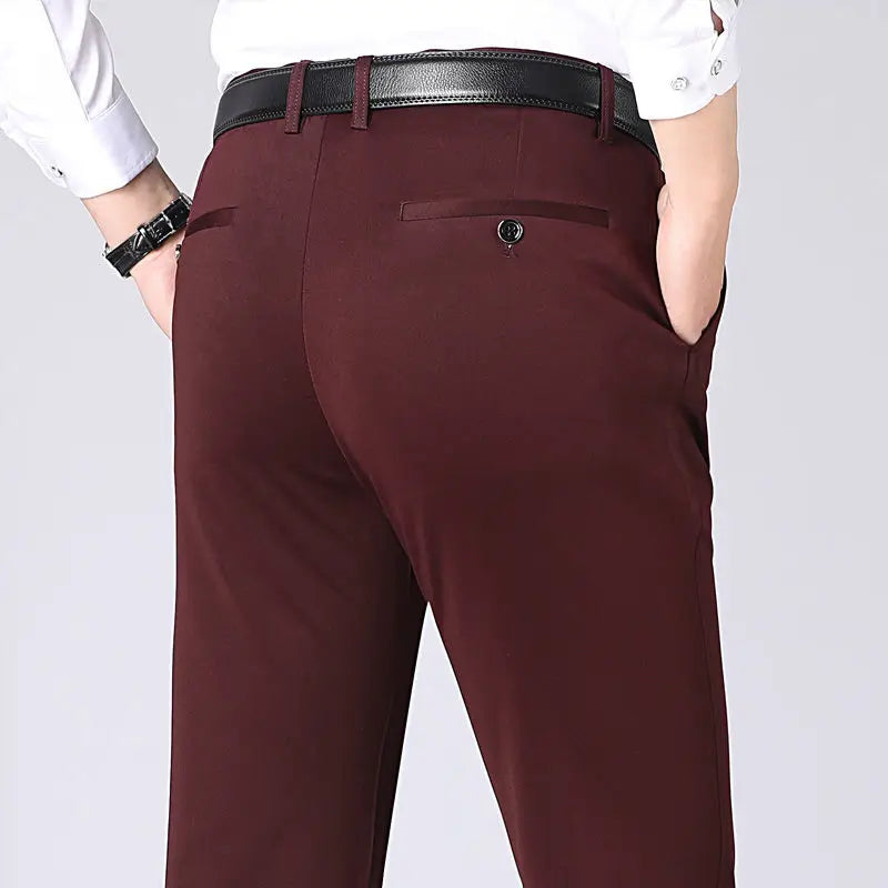 Levoire | Stretch Pantalons Hommes Rot