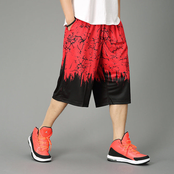 Levoire | Basketball Hommes Haukkaluokka Plage Shorts Court Rot