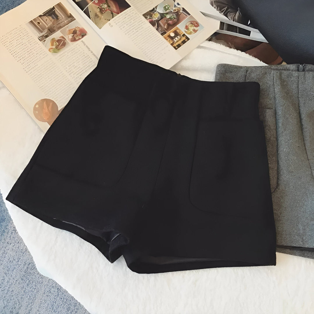 Levoire | Villa Shorts Avec Un Look Élégant Noir