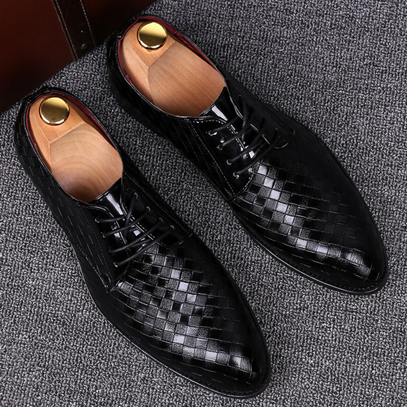 Levoire | Chaussures À Lacets En Cuir Élégantes noir