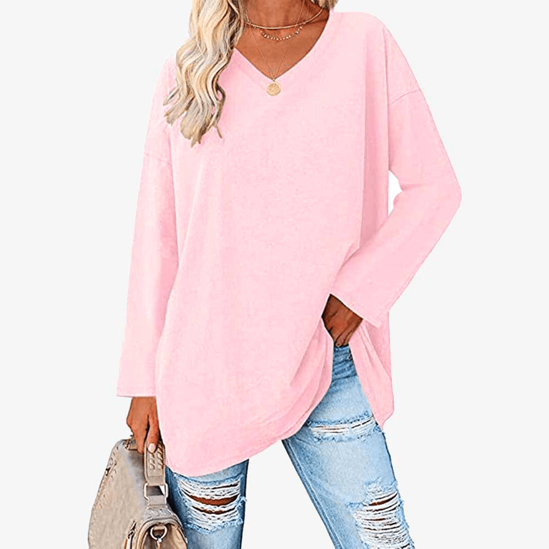Levoire | Pull Femme Pull Élégant Avec Manches Longues Tenue Décontractée & Confort Rosa