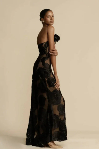 Levoire | Robe en mesh à motif