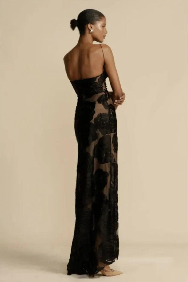 Levoire | Robe en mesh à motif