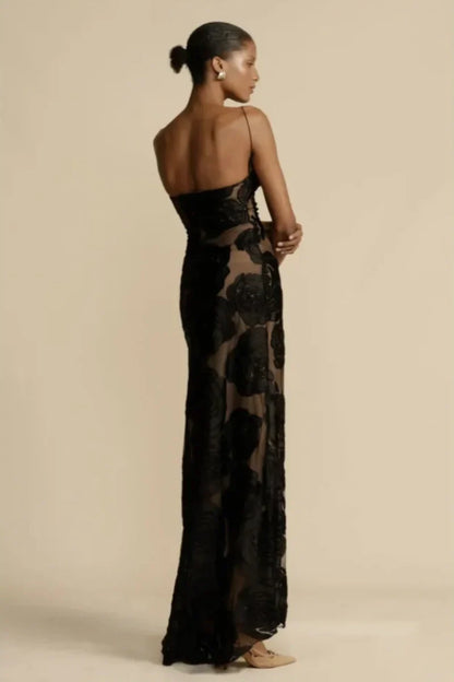 Levoire | Robe en mesh à motif