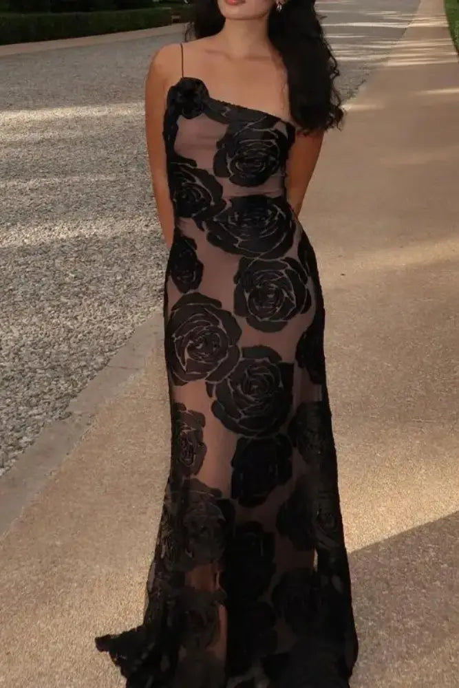 Levoire | Robe en mesh à motif XXL