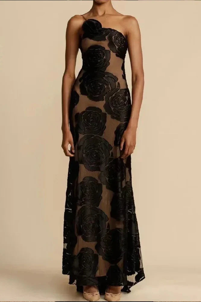 Levoire | Robe en mesh à motif