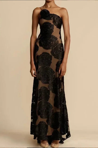 Levoire | Robe en mesh à motif