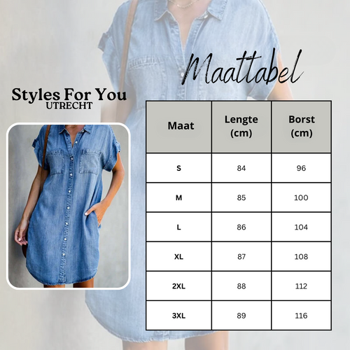 Levoire | Robe En Denim Pour Un Look Décontracté