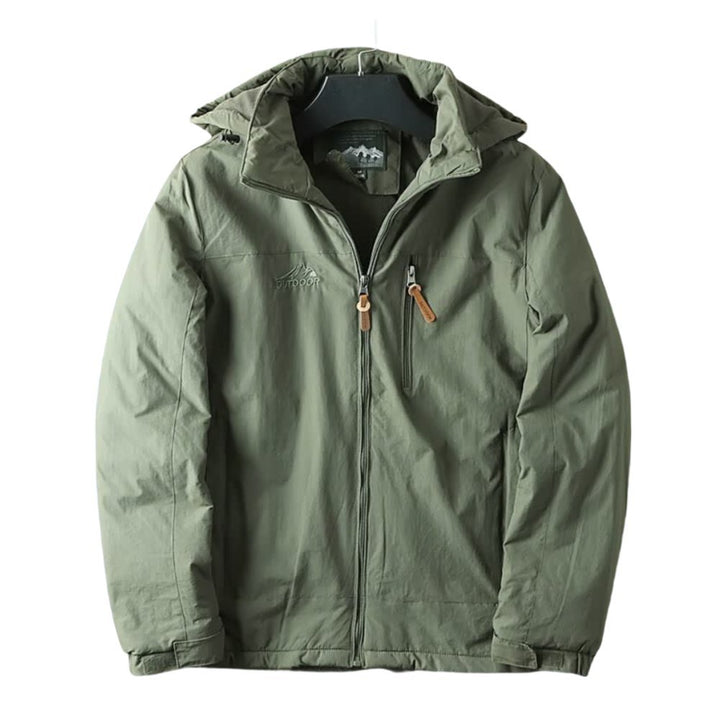 Levoire | Élégant Et Chaud Manteau Vert