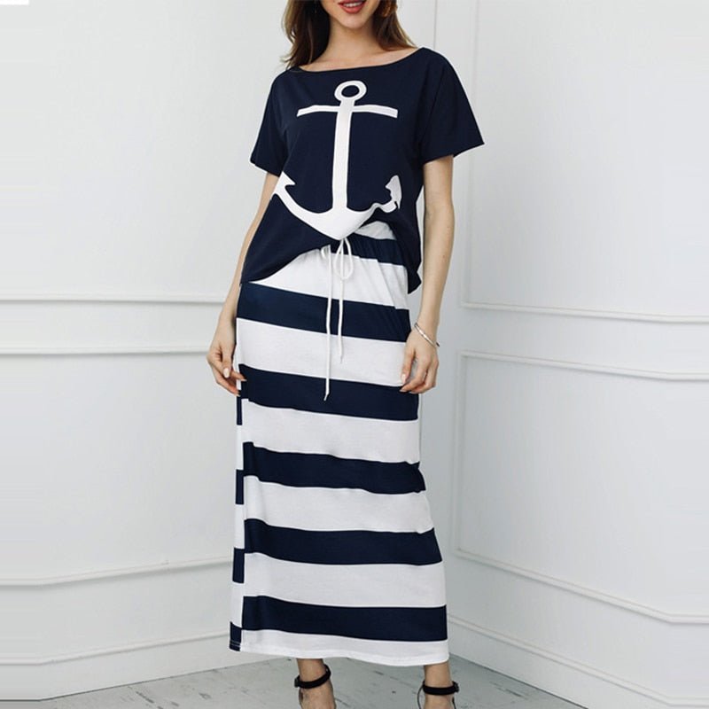 Levoire | Chemise Confortable Et Ensemble De Jupe Maxi 2 Pièces