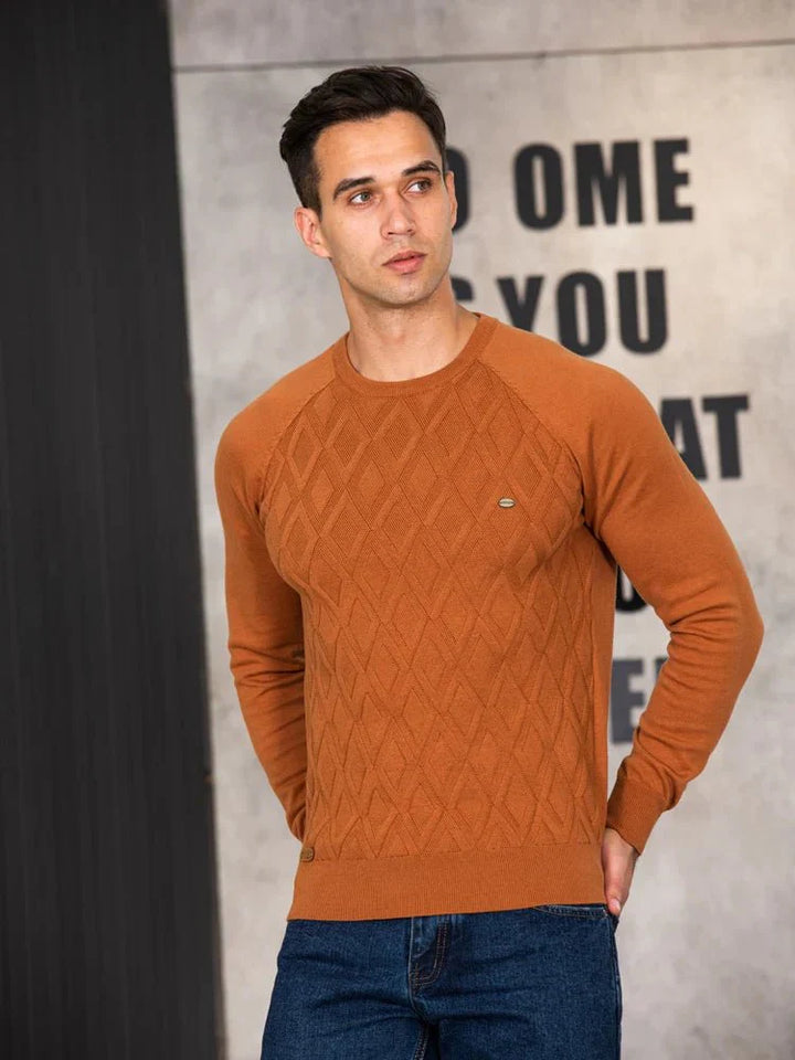 Levoire | Pull Pour Hommes À Motif À Carreaux