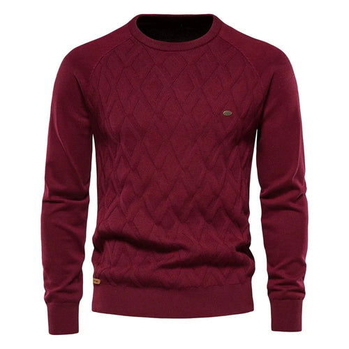 Levoire | Pull Pour Hommes À Motif À Carreaux