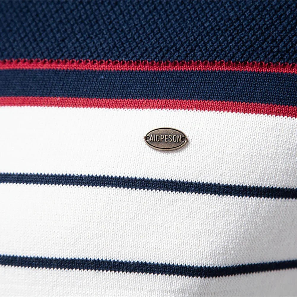 Levoire | Pull Homme Avec Motif Rayé
