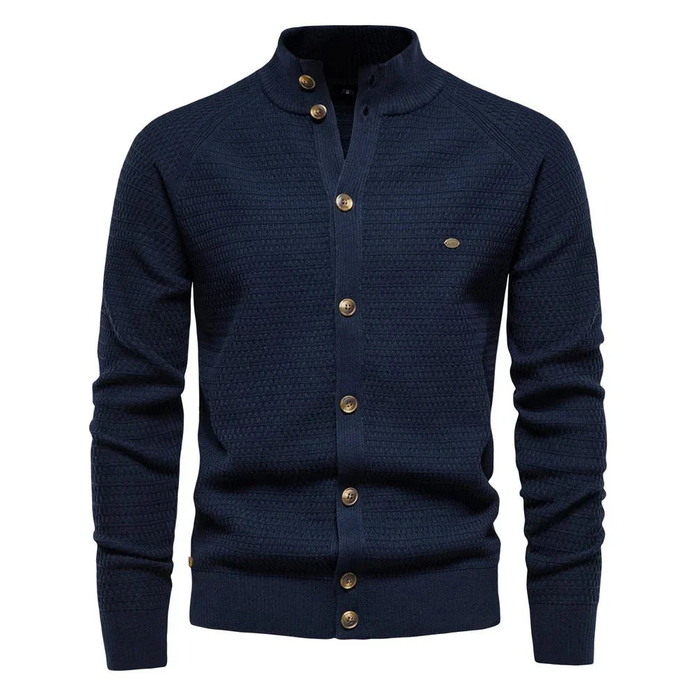 Levoire | Veste En Coton De Luxe Bleu foncé