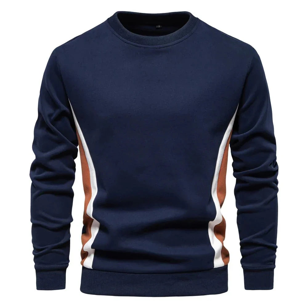 Levoire | Sweat-Shirt Pour Hommes Élégant Bleu foncé