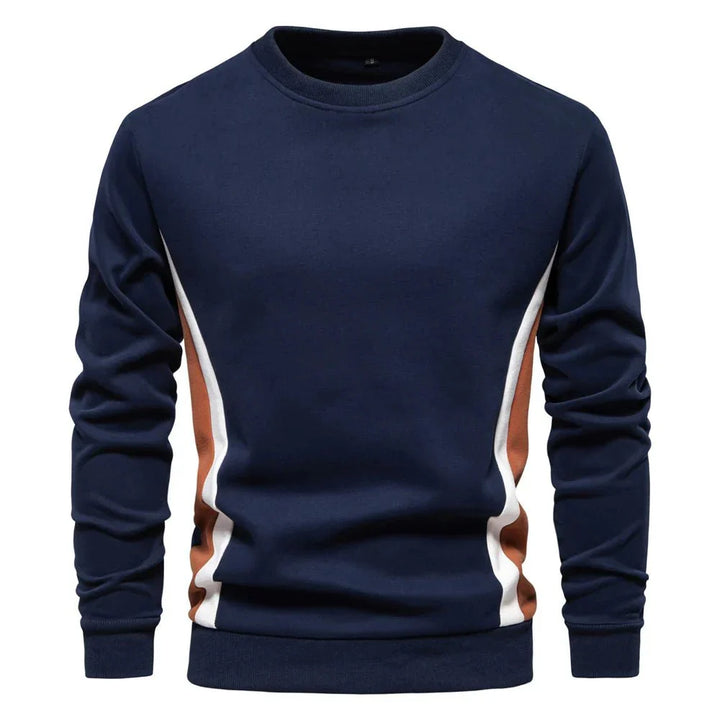 Levoire | Sweat-Shirt Pour Hommes Élégant Bleu foncé