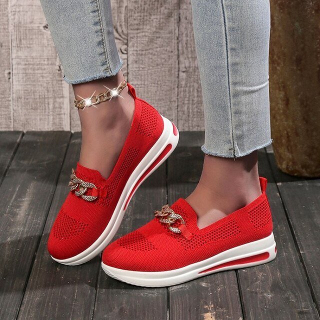 Levoire | Confortables Et Décontractées Chaussures Rouge