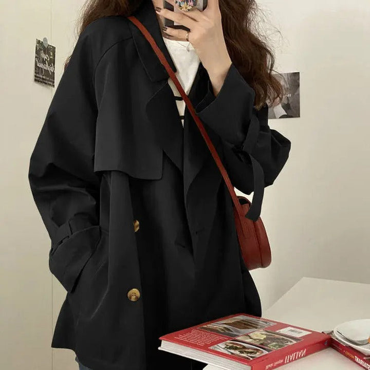 Levoire | Manteau Trench Femme Noir
