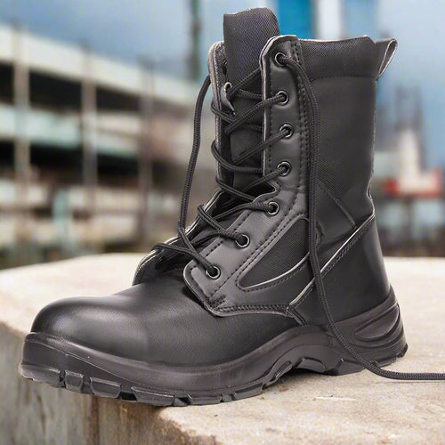 Levoire | Ergonomique Haut Chaussure De Sécurité Imperméable Pour Hommes Avec Capuche En Acier Et Large Ajustement