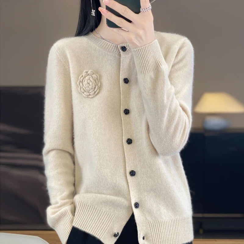 Levoire | Pull Ras Du Cou Avec Sensation Cachemire Beige